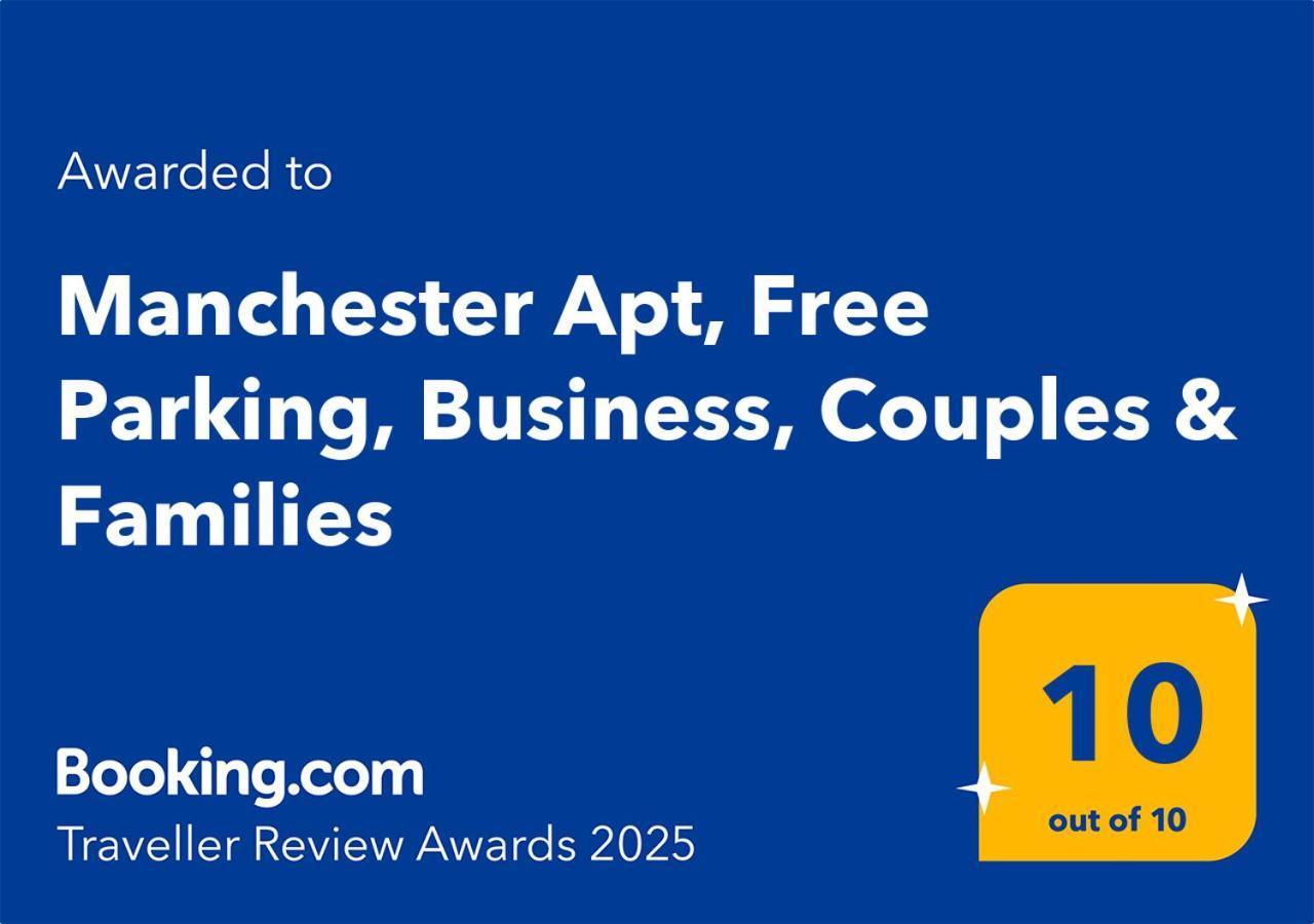 Manchester Apt, Free Parking, Business, Couples & Families 外观 照片